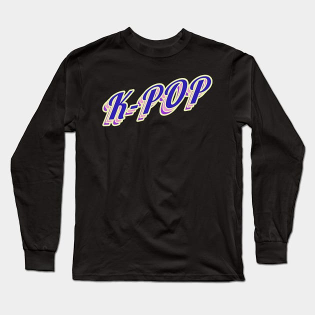 Vintage K-POP Long Sleeve T-Shirt by Sarcastic101